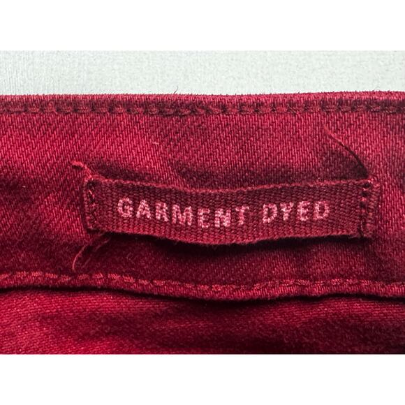 Judy Blue Women's Skinny Fit Red Stretch Denim Jeans - Size 3 (26x25) - Picture 5 of 6